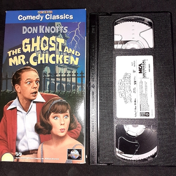 The Ghost and Mr. Chicken 1966 VHS Don Knotts Halloween Comedy Classics VTG 1996 - Picture 3 of 7